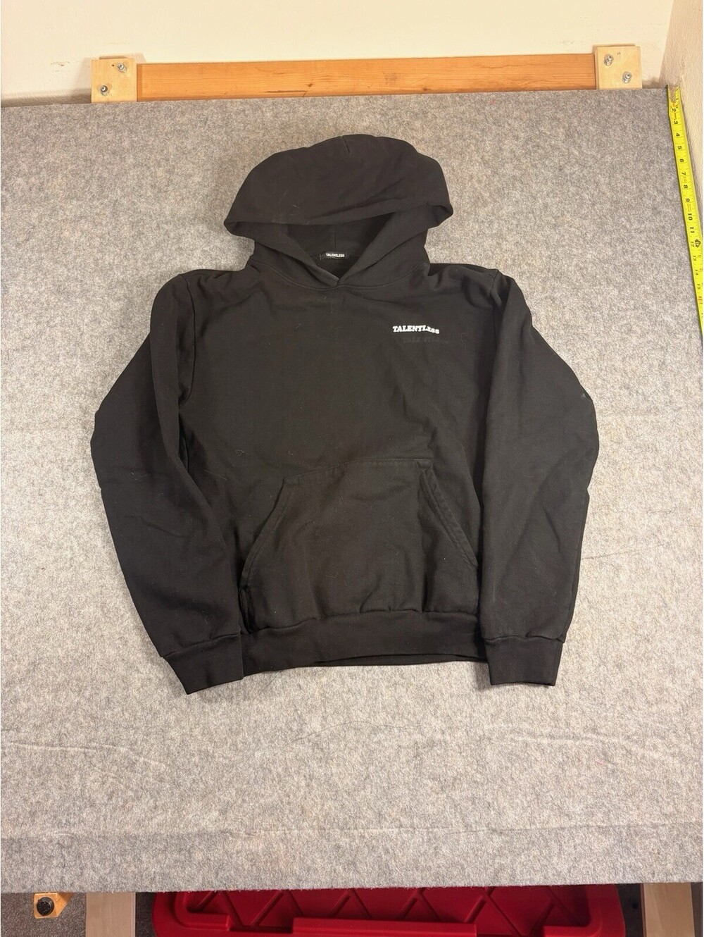 Talentless Please Wash Your Hands Hoodie Size Small